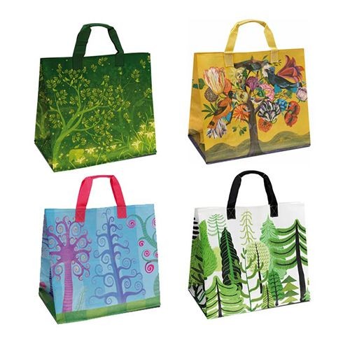Carrefour plastic recycled pp woven shopping bags plastic bag