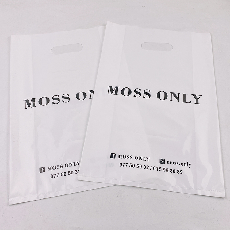 Die cut side gusset matte ldpe bag plastic bag manufacturers