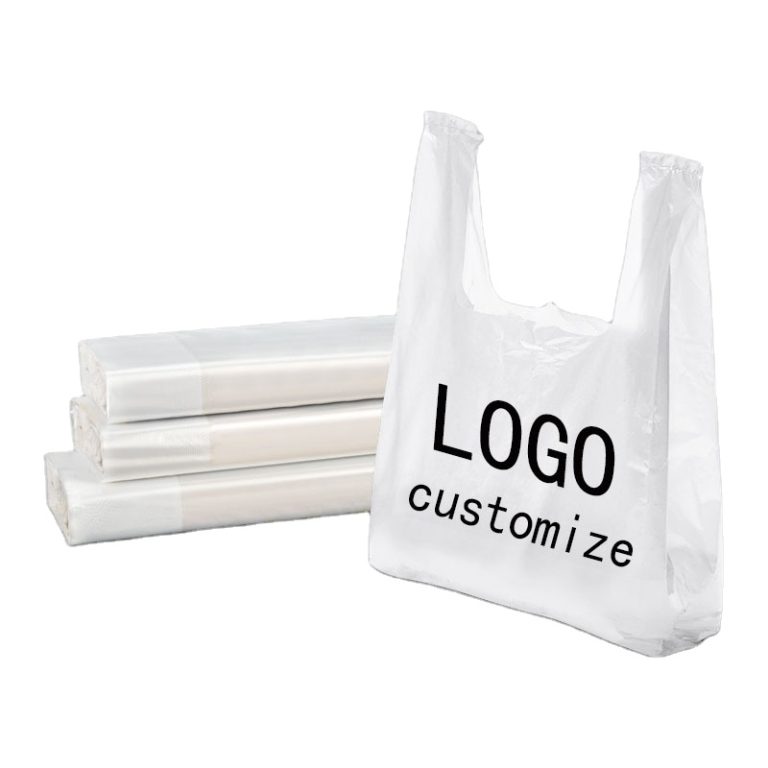 Vest handle biodegradable bag for packaging plastic bag manufacturers