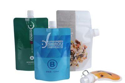 Blank custom logo printed food grade plastic pouch (6)