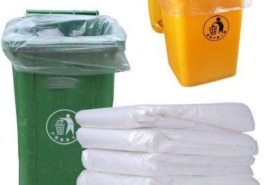 Disposable plastic clear garbage bags (5)