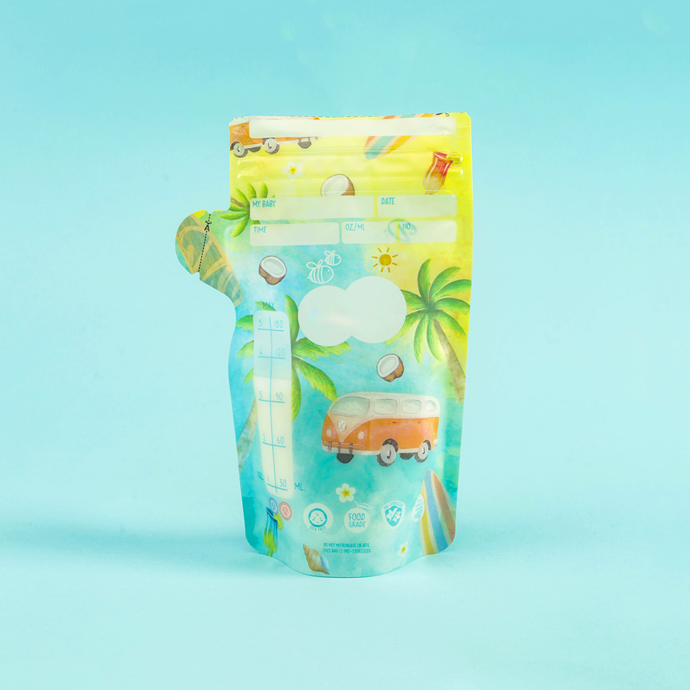 Double zipper plastic milk bags for sale plastic bag manufacturers