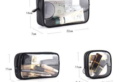 Wholesale travel organizer clear pvc makeup bag (4)