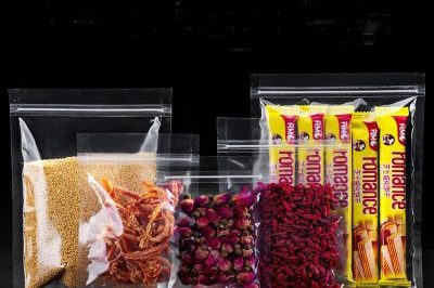 Ziplock resealable packing grain plastic pouch (6)
